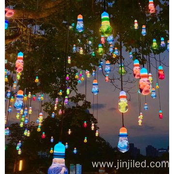 Colorful Hanging Tree Lamp